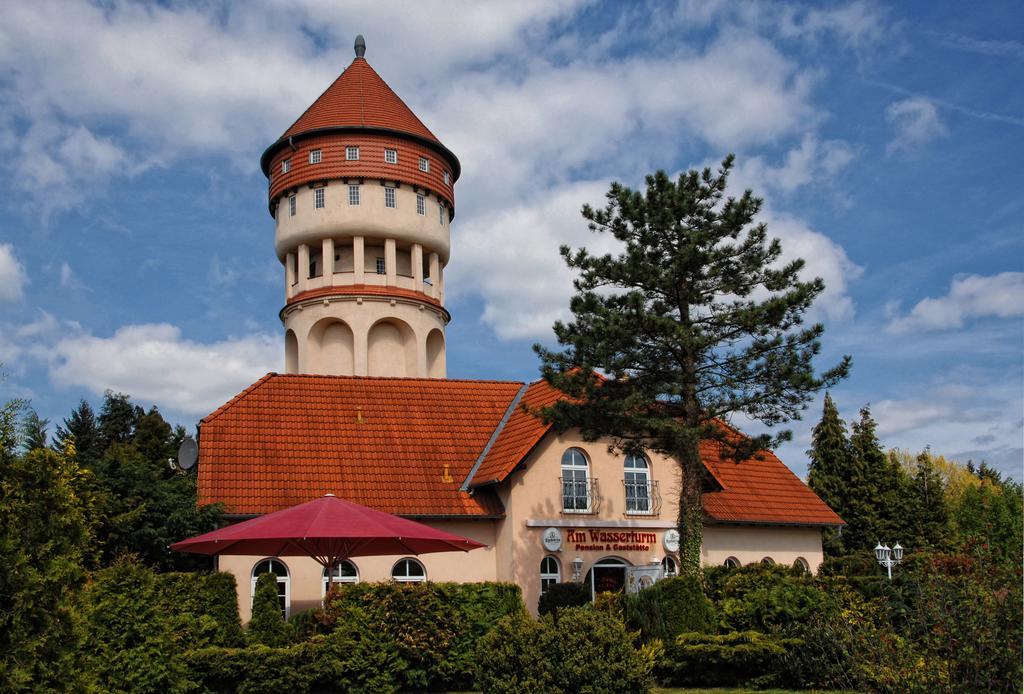 Am Wasserturm Pension Bad Muskau Bagian luar foto